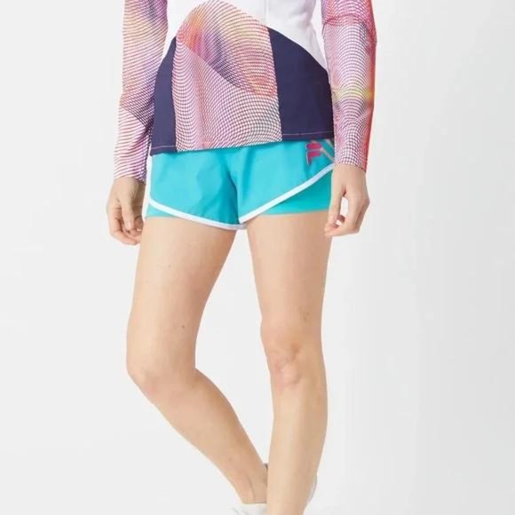 NWT FILA Women's Christopher Bevans Park Stretch Woven Shorts - Picture 2 of 5